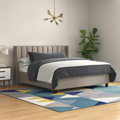 Mercury Row® Flemings Vertical Channel Tufted Wingback Upholstered